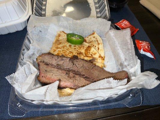 Brisket quesidilla