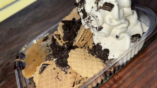 Ice cream nachos