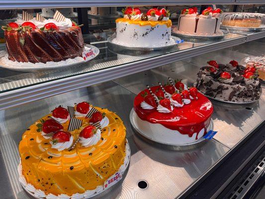 Cakes for every occasion! Place a custom order ahead of time or stop by our panadería to grab one from the case.