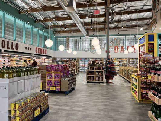 Meat and dairy section