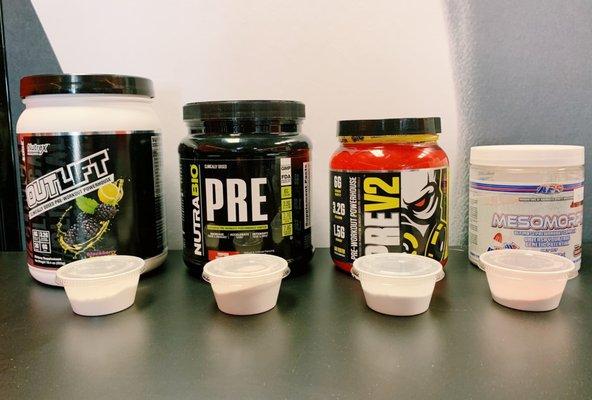 $2 pre-workout samples