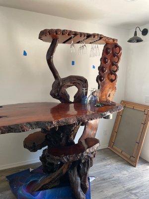 One of a kind heavy furniture that these guys moved without incidents