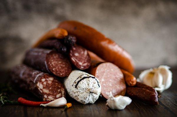 European sausage choices.