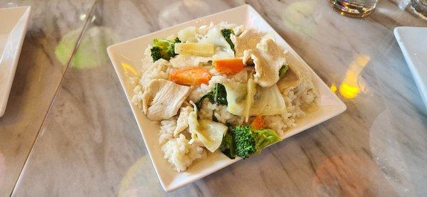 Green curry chicken!