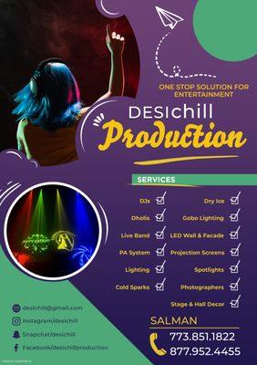DESIchill Production