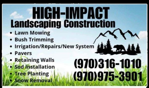 High Impact Landscape Construction