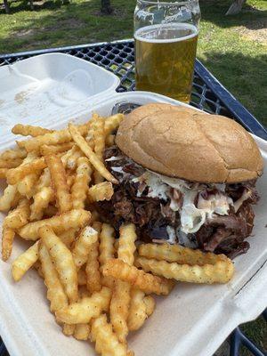 Bbq Pork Burger!! Delicious