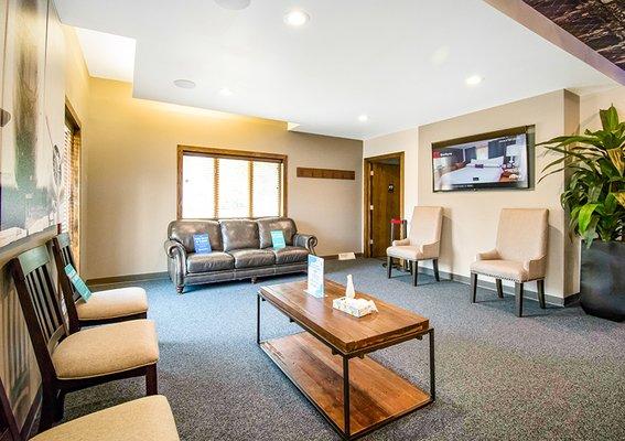 Grand Dental Wilmington waiting area