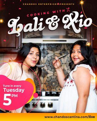 We produce this cooking show every week on Facebook live! Be sure to check it out:)