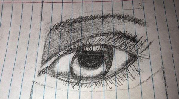 A drawing if an eye