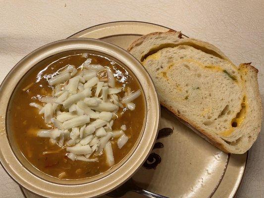 Perfectly marbled with cheese and jalapeño