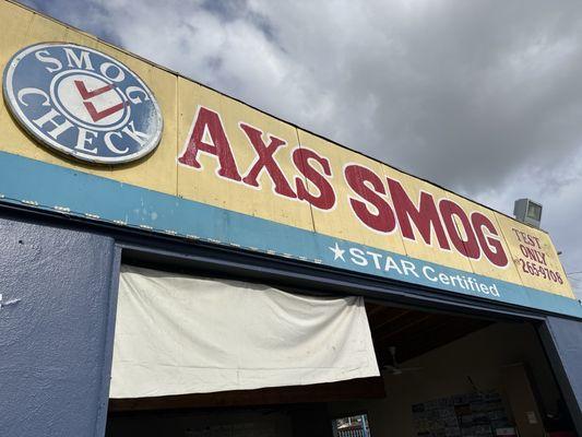 AXS Smog Test Only