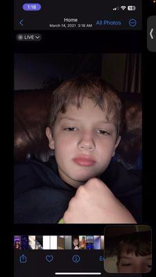 A pic of with me with my new nails