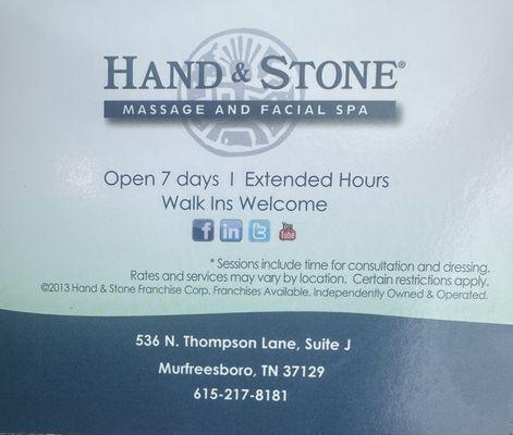 Hand & Stone Massage and Facial Spa