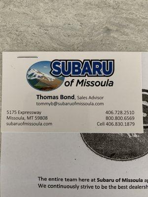 Subaru of Missoula