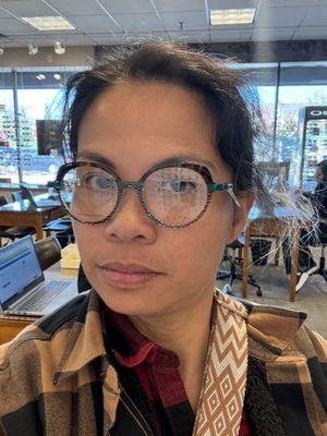 Testing out glasses for my next frame. Fun!