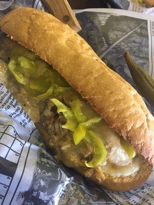 Pot roast poboy