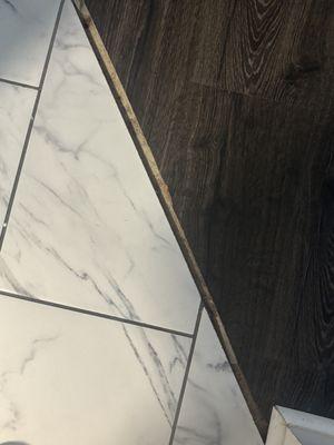 Unfinished thresholds.