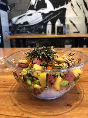 Two protein Sustainable Poke Bowl With 2 Proteins