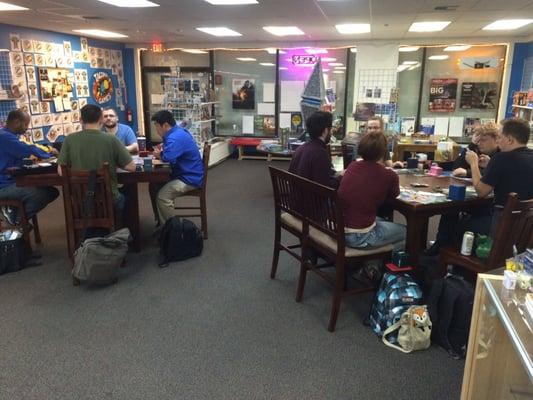 Commander Group at Tacoma Games. Bring your deck!