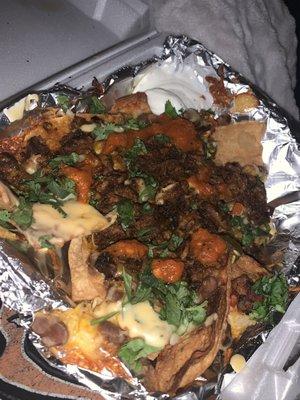 Al Pastor Nachos!!! Yummy
