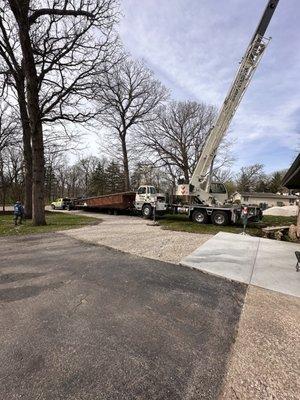 Fiberglass installation