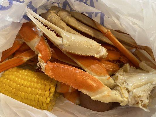 Boil bag, literally just boiled no seasoning.