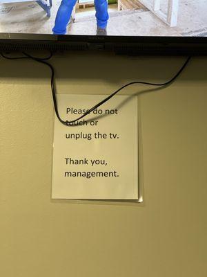 A sign of the experience, a testament to a deaf ear of "management".