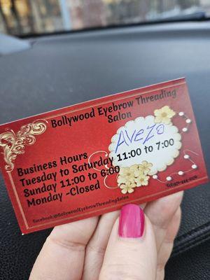 Bollywood Eyebrows Threading Salon