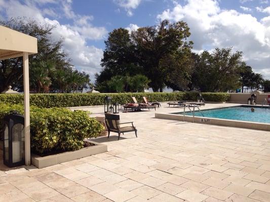 Pool facing bayshore