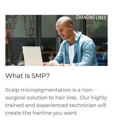 SMP is your number 1 choice for non-surgical hair restoration. We are located in Orange County, CA.