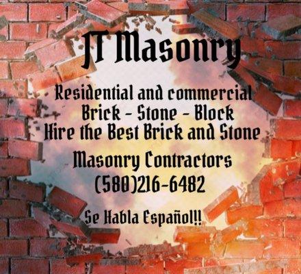 JT Masonry Residential And commercial  Brick - Stone - block