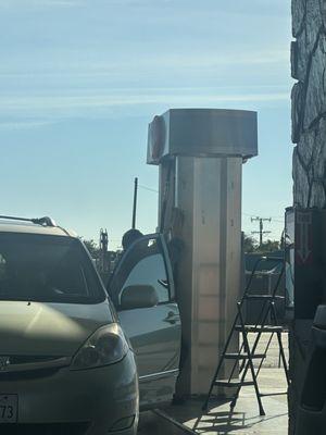 this individual needs to be better trained and needs to worry about his job and the way he speaks and how he approaches people