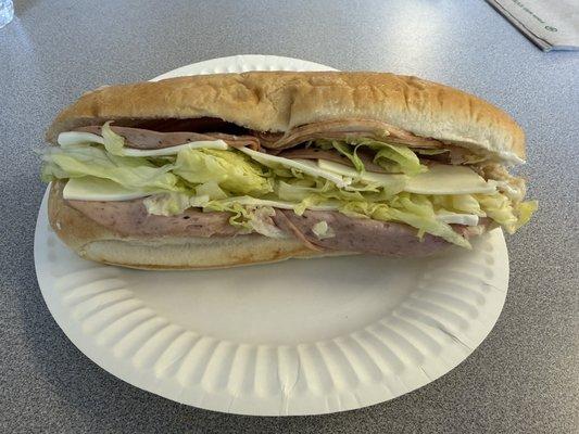 American cold cut sub