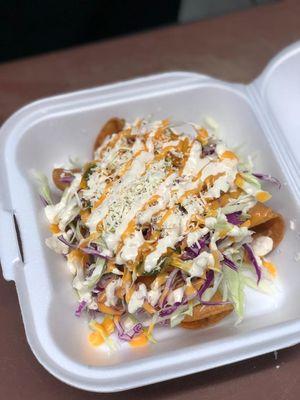 Taquitos fritos de Pollo y Res