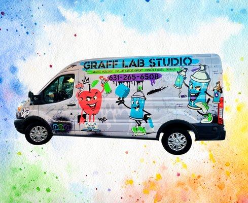 Commercial vehicle van  wrap printing and installation