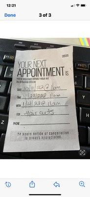 Matthew at Ashtens salon