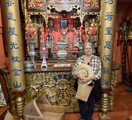 Part of the Chinese display from the gold rush era.