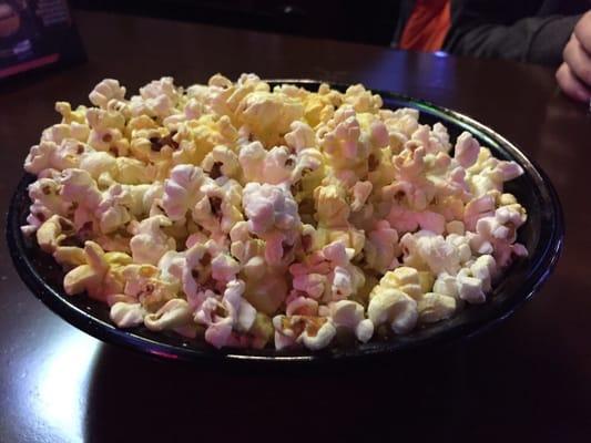 Free popcorn at the OB Sports Zone.