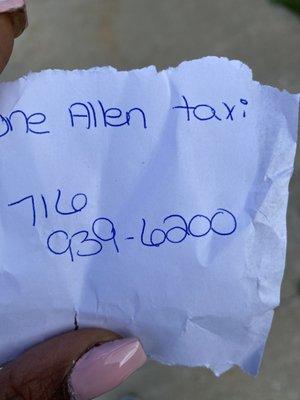 1 Allen Taxi