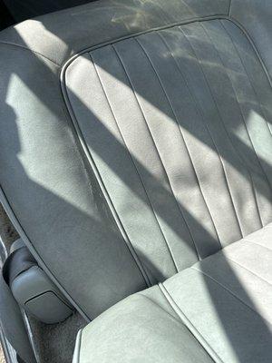 Seat cracked