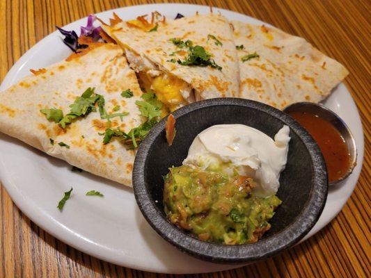 Wahoo quesadilla