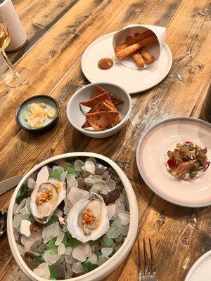 The apps portion of our meal