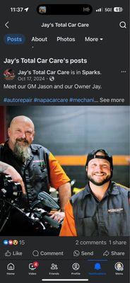 Jay's Total Car Care