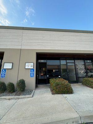 Front office entrance