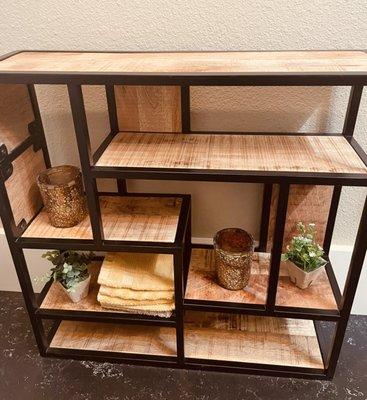 Skinny little bookcase/shelving unit from Real Deals