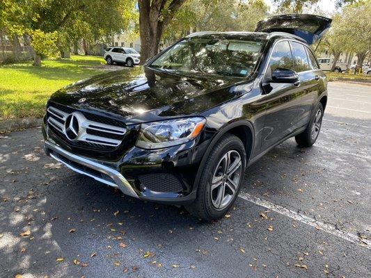 Mercedes SUV detailed and coated