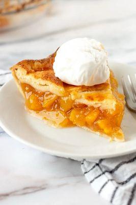 Peach pie