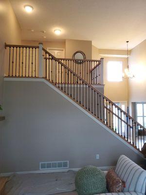 New iron spindles Installed.