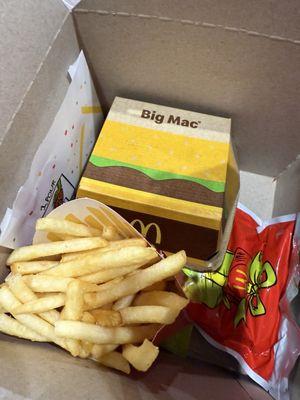 The Grinch Big Mac Meal